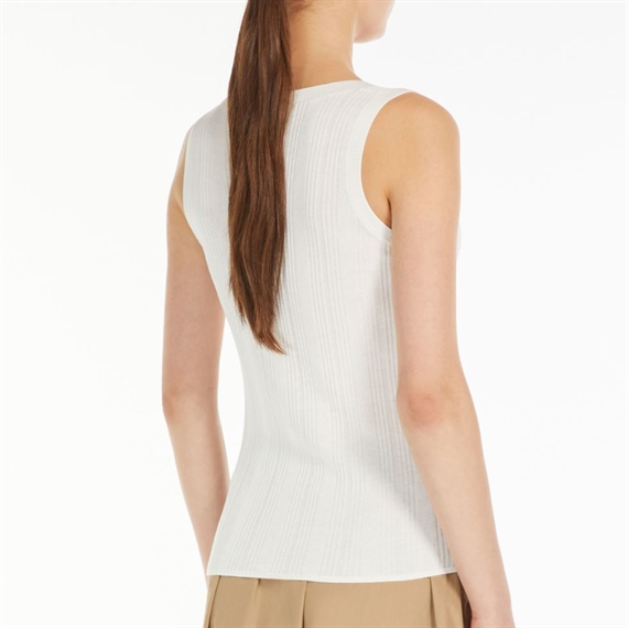 Weekend Max Mara Ceylon Top, Hvid